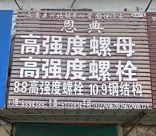 恩典高强度螺栓螺母