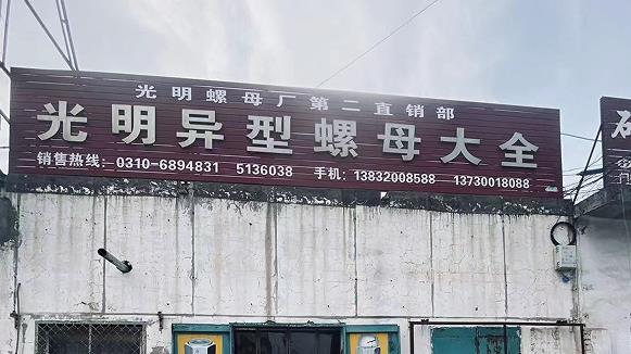 光明异型螺母